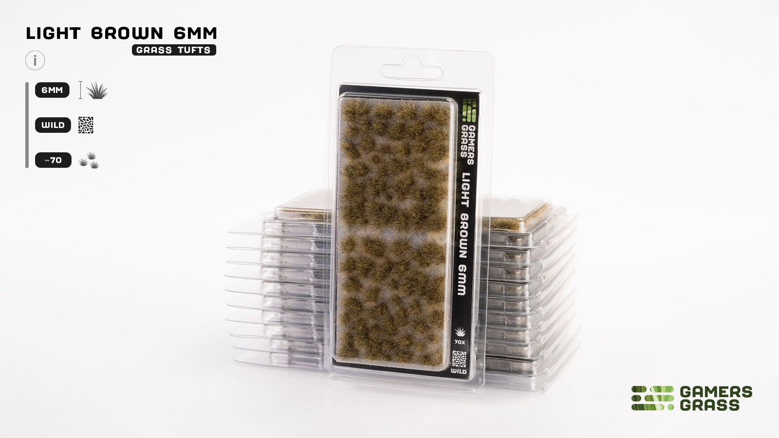 Gamers Grass Tufts Light Brown (6mm Wild)
