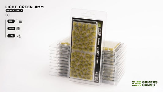 Gamers Grass Tufts Light Green (4mm Wild)