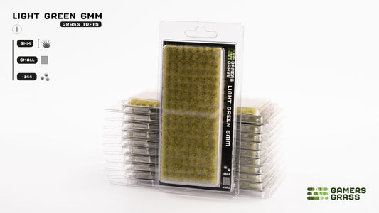 Gamers Grass Tufts Light Green (6mm Small)