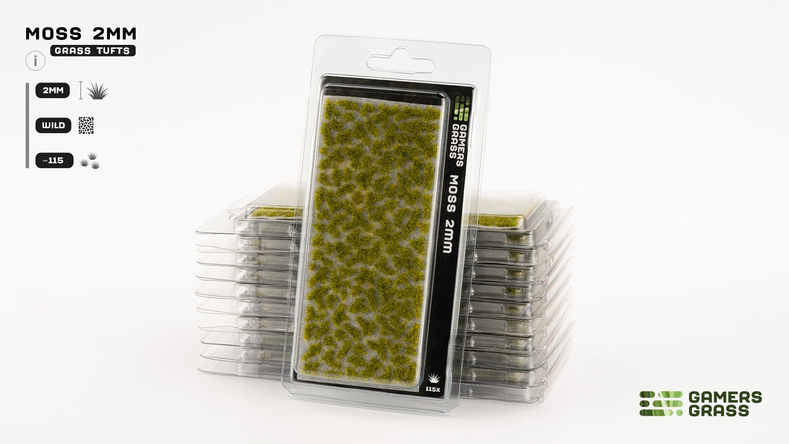Gamers Grass Tufts Moss (2mm Wild)