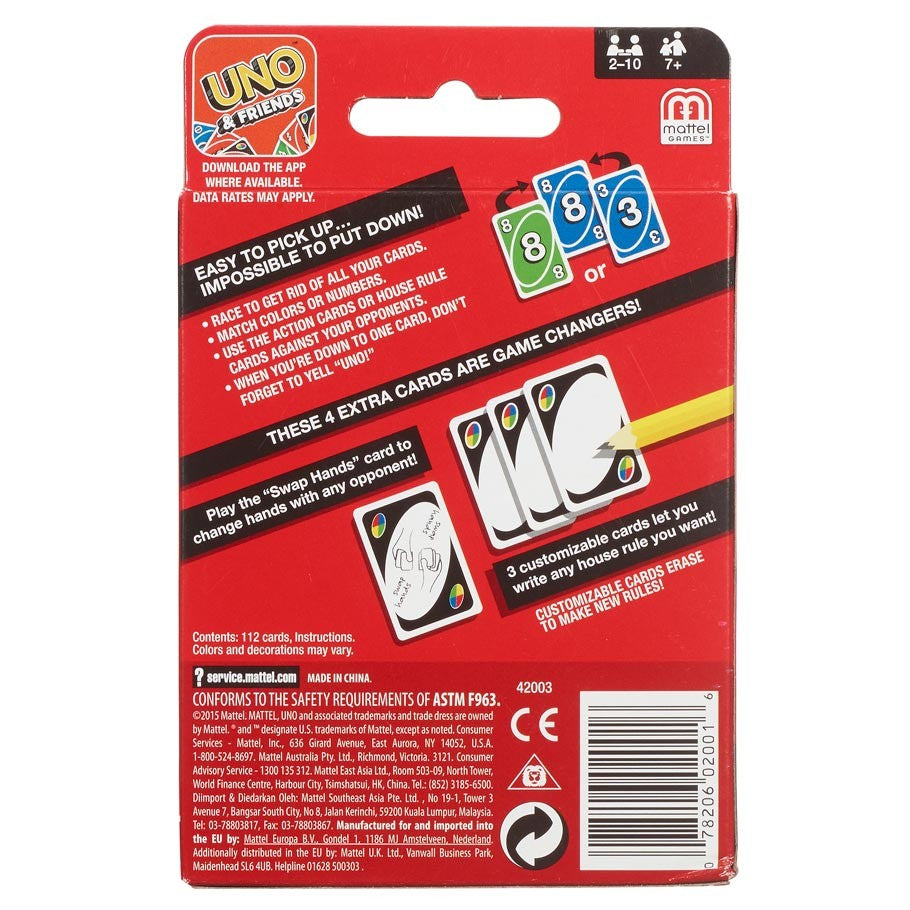 Uno Card Game Original