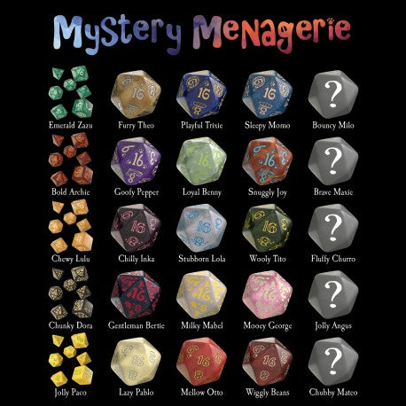 Q-Workshop Mystery Menagerie Dice Pack
