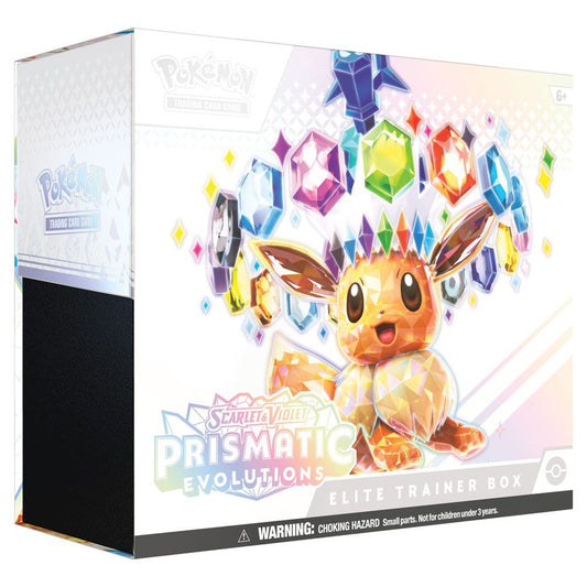 Pokémon CCG Scarlet & Violet Prismatic Evolutions Elite Trainer Box
