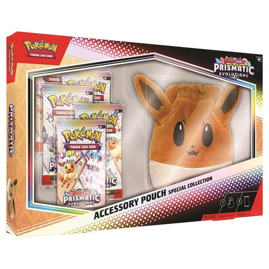 Pokémon Scarlet & Violet Prismatic Evolutions Special Collection Accessory Pouch