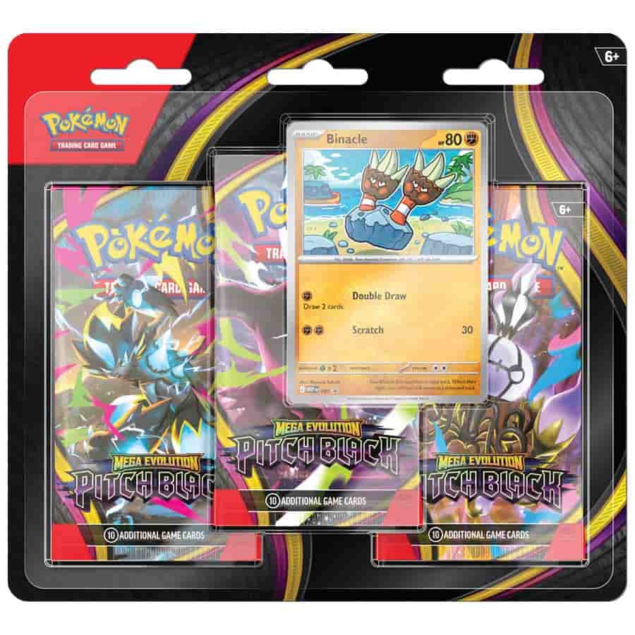 Pokémon CCG Mega Evolution 05 Pitch Black Three-Booster Blister