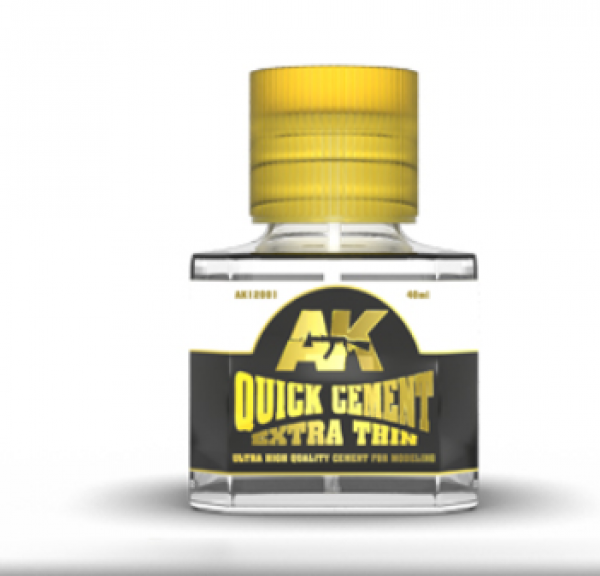 AK Interactive Plastic Quick Cement Extra Thin