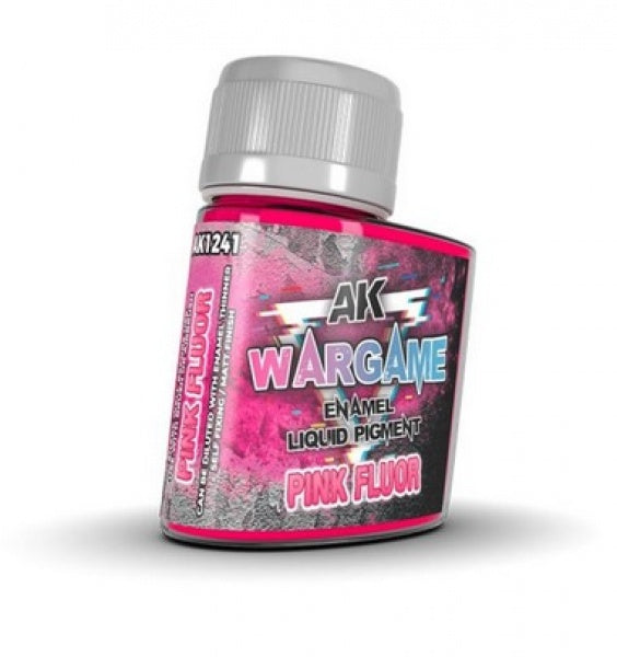 AK Interactive Wargame Enamel Liquid Pigments Fluor Pink (35ml)