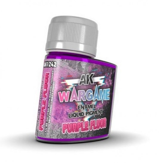 AK Interactive Wargame Enamel Liquid Pigments Fluor Purple (35ml)