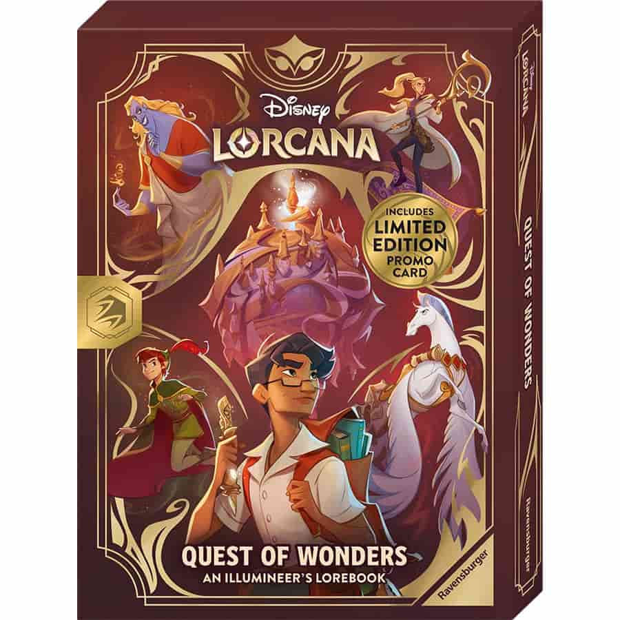 Disney Lorcana Illumineer's Lorebook Quest of Wonders