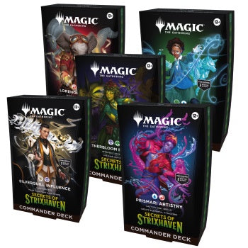 Magic the Gathering Secrets of Strixhaven Commander Decks