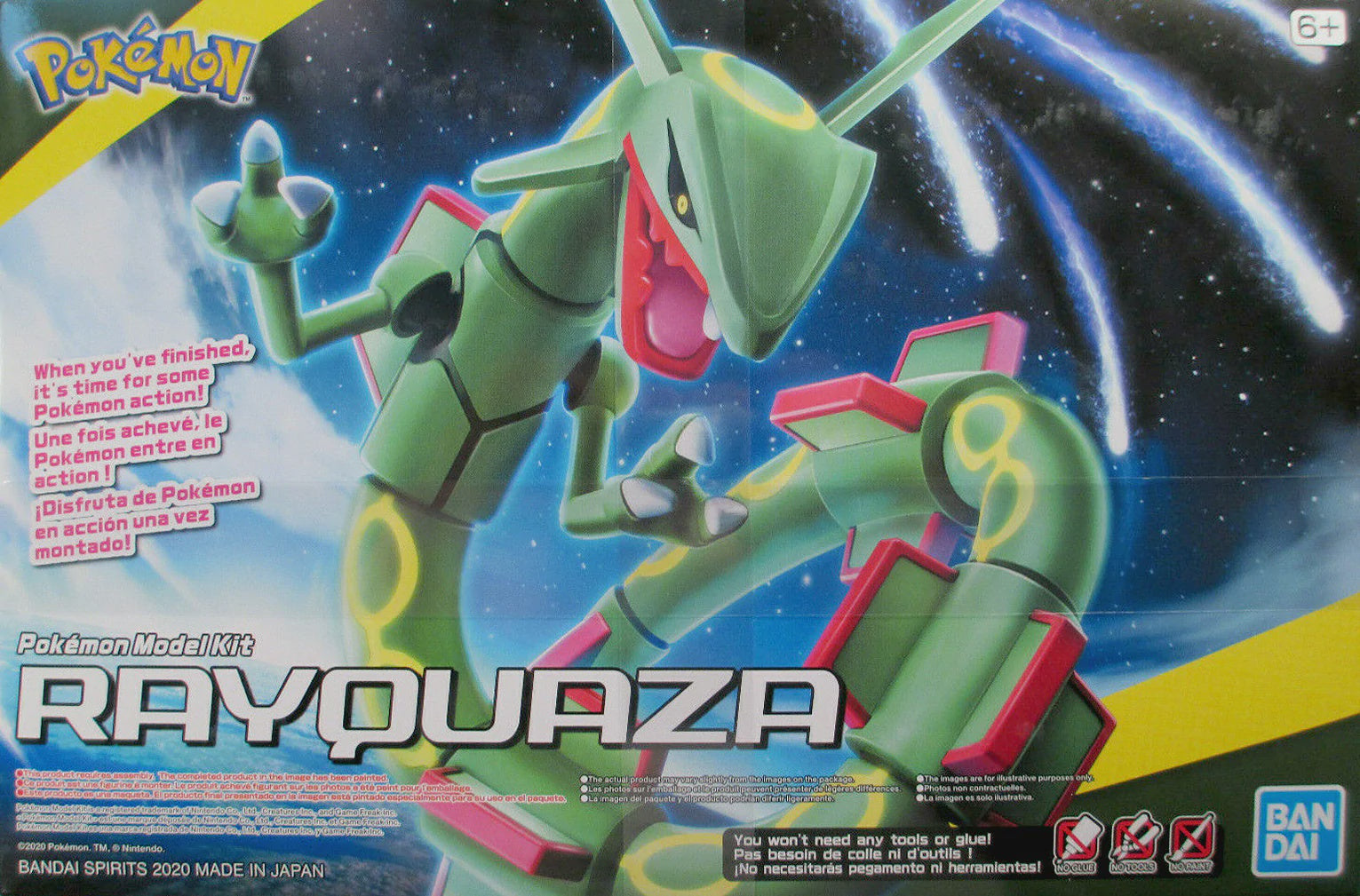 Poképla Pokémon Model Kit Rayquaza