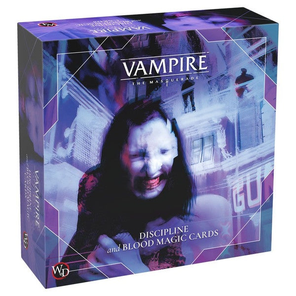 Vampire The Masquerade RPG Discipline and Blood Magic Cards