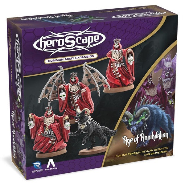 Heroscape Boiling Tension AE Revnan Acolytes and Grave Grim