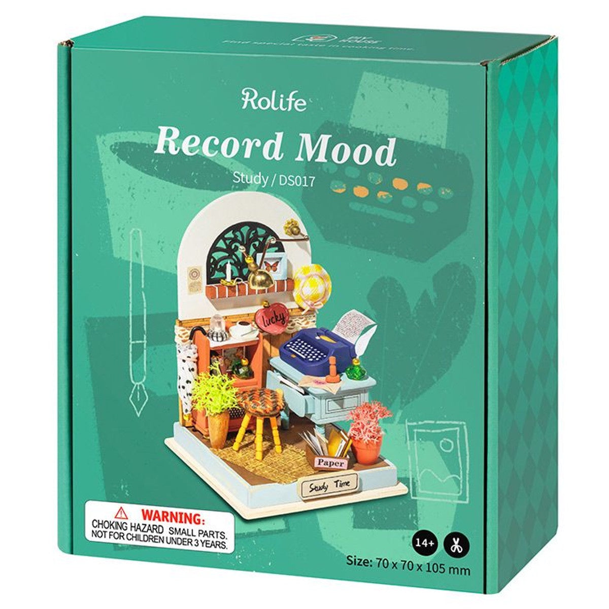 Rolife DIY Little & Warm Space Record Mood Study