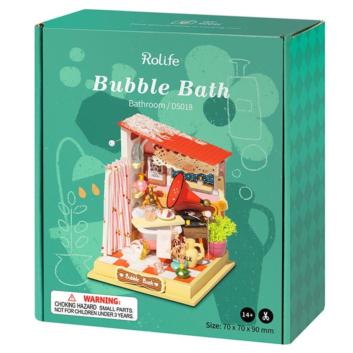 Rolife DIY Little & Warm Space Bubble Bath Bathroom
