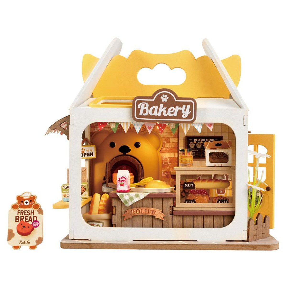 Rolife DIY Food Box Shop Teddy's Breadbox