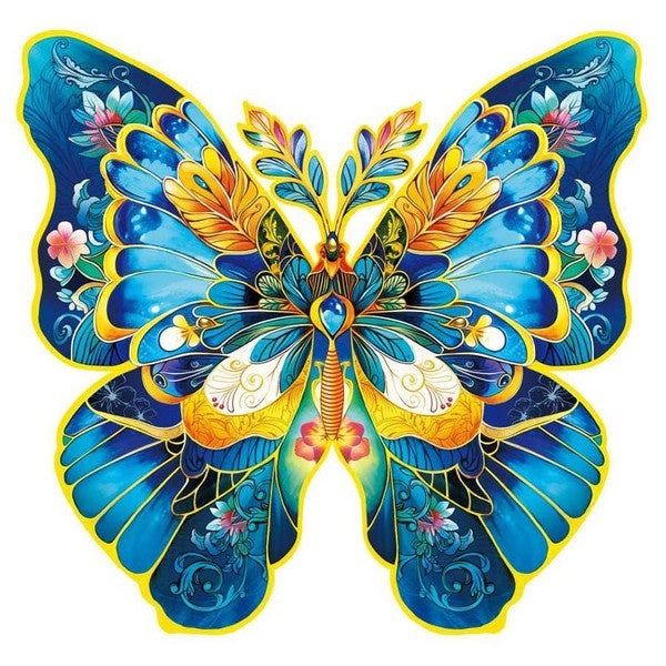Puzzle 200 Wood Morpho Helena Butterfly Shaped