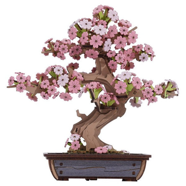 Rolife Wood Craft Bonsai Sakura