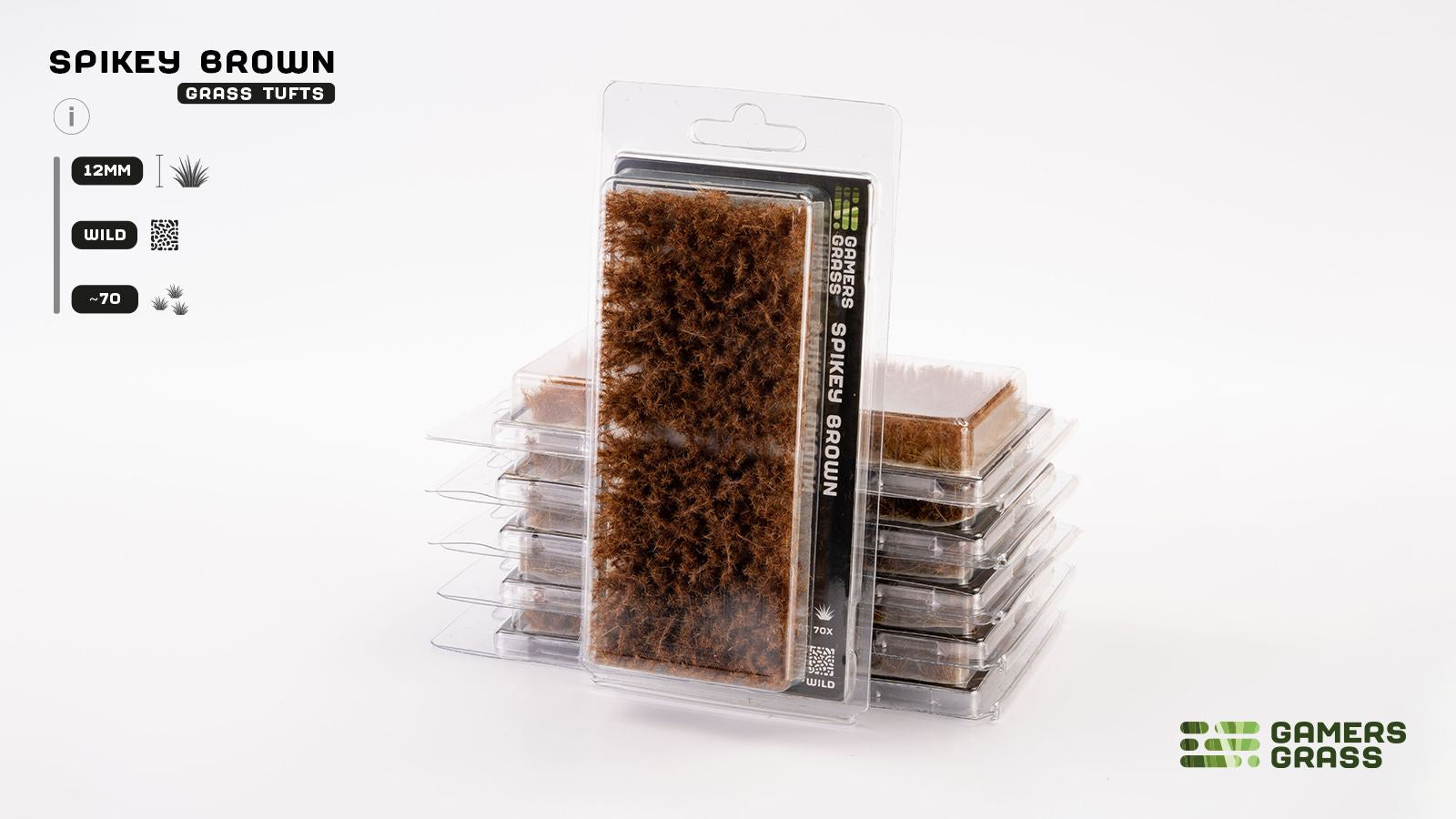 Gamers Grass Spikey Tufts Brown (12mm Wild XL)
