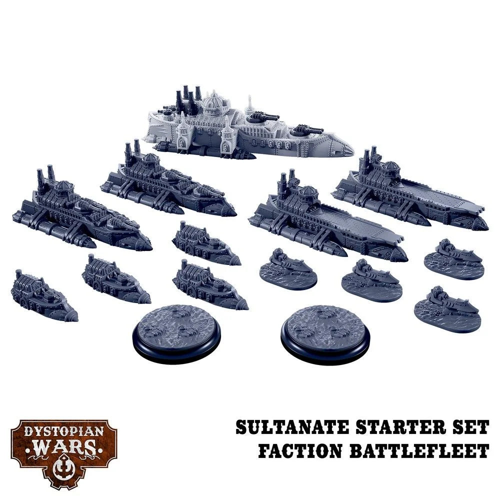 Dystopian Wars The Sultanate of Istanbul Faction Battlefleet (Starter Set)