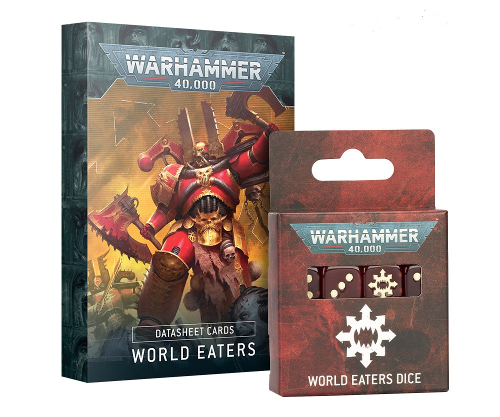 Warhammer 40K Datasheet Cards Chaos World Eaters