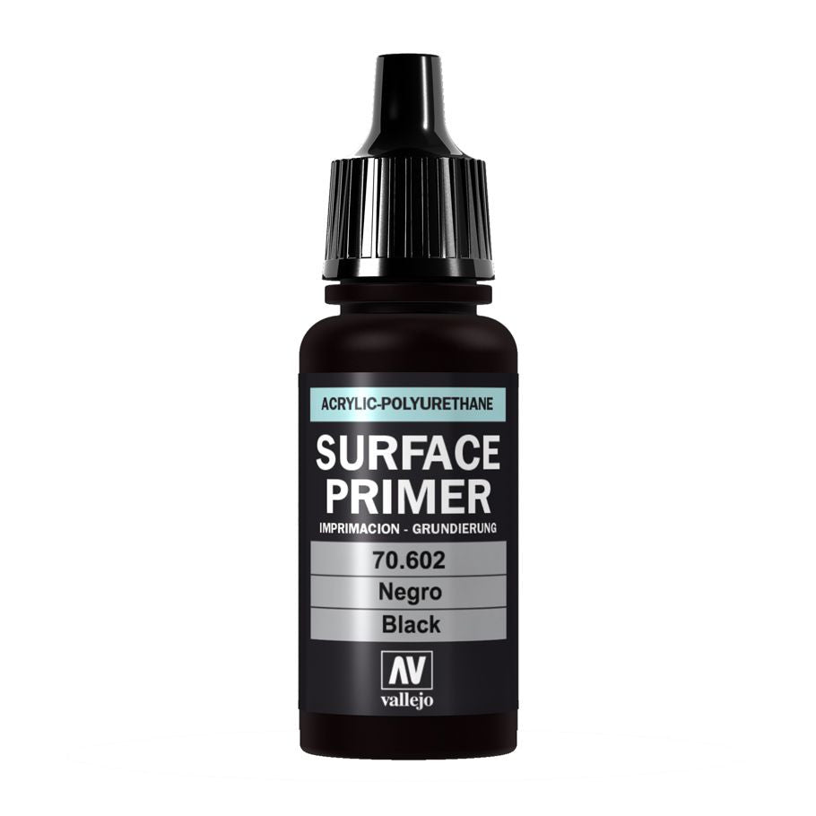 Vallejo Surface Primer Black 18ml