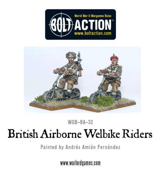 Bolt Action British Army Airborne Welbike Riders (WLG)