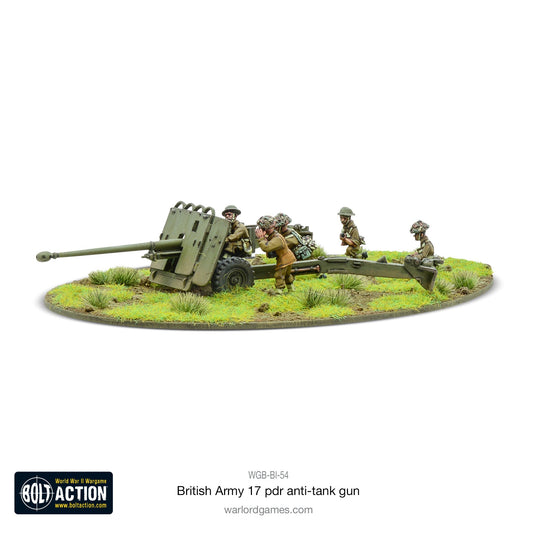 Bolt Action British Army 17 PDR Anti-Tank Gun