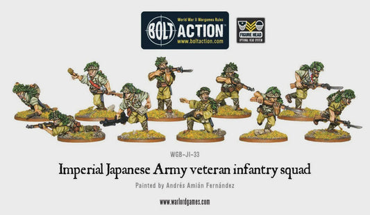 Bolt Action Japanese Army Veteran Infantry Squad