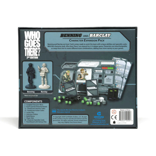 Who Goes There? (2nd Edition) Character Expansion Pack Benning and Barclay