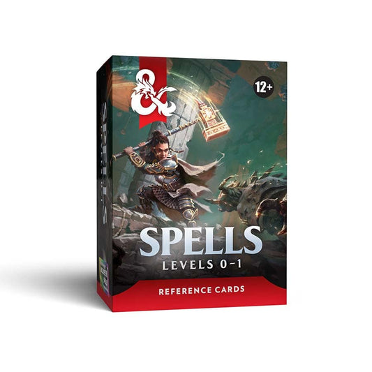 Dungeons and Dragons 5th Edition Reference Cards Trove Spells Volume 01 (Levels 0 - 1)