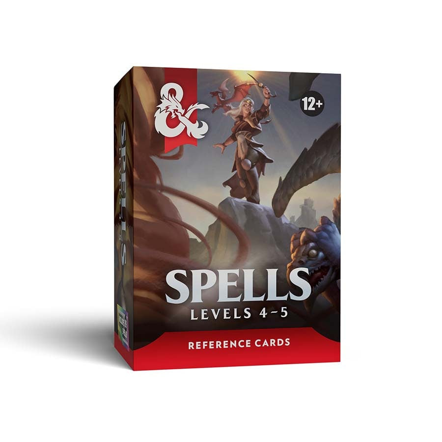 Dungeons and Dragons 5th Edition Reference Cards Trove Spells Volume 03 (Levels 4 - 5)