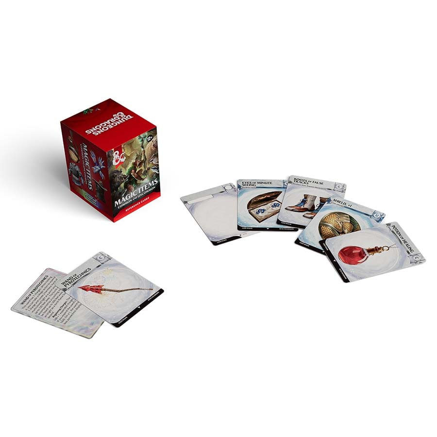 Dungeons and Dragons 5th Edition Reference Cards Magic Items Volume 01 (Common and Uncommon)