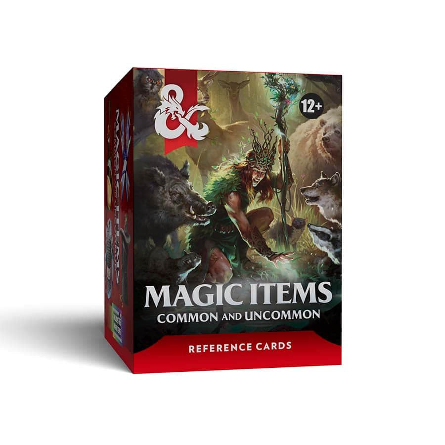 Dungeons and Dragons 5th Edition Reference Cards Magic Items Volume 01 (Common and Uncommon)
