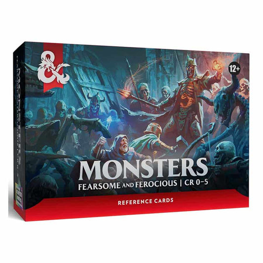 Dungeons and Dragons 5th Edition Reference Cards Monsters Volume 03 (Fearsome and Ferocious)