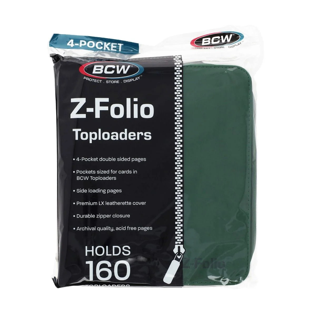 BCW Z-Folio Toploaders 4 Pocket LX