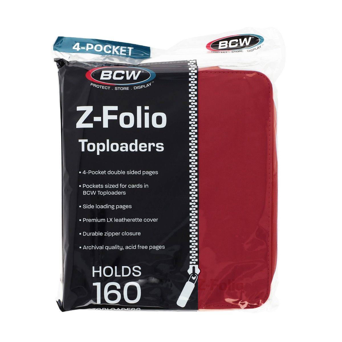 BCW Z-Folio Toploaders 4 Pocket LX