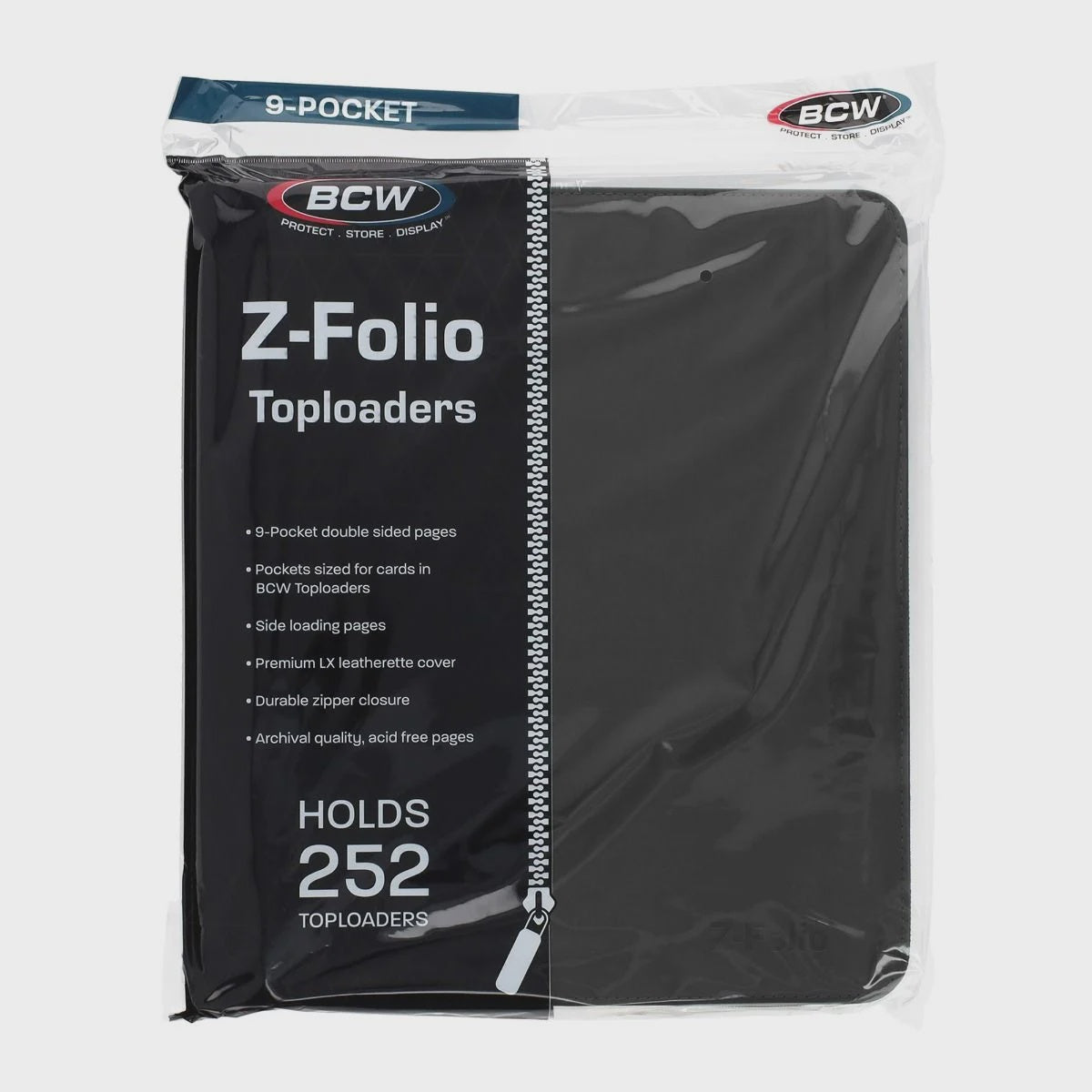 BCW Z-Folio Toploaders 9 Pocket LX