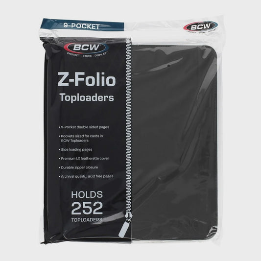 BCW Z-Folio Toploaders 9 Pocket LX