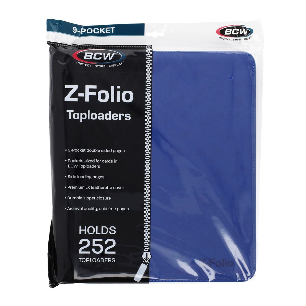 BCW Z-Folio Toploaders 9 Pocket LX