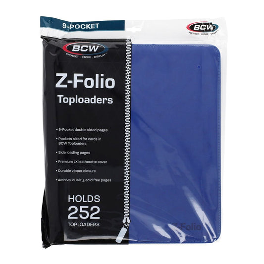 BCW Z-Folio Toploaders 9 Pocket LX