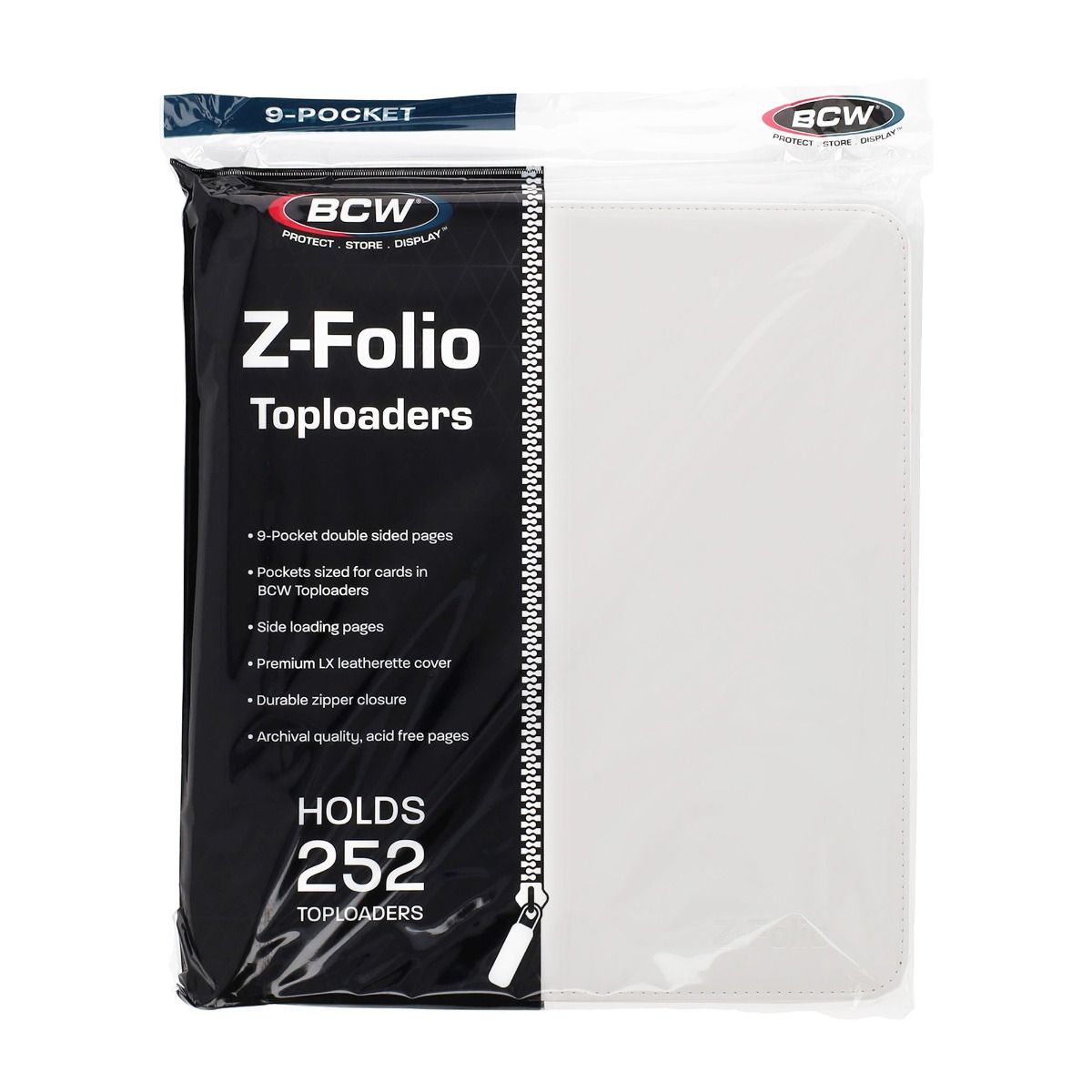 BCW Z-Folio Toploaders 9 Pocket LX