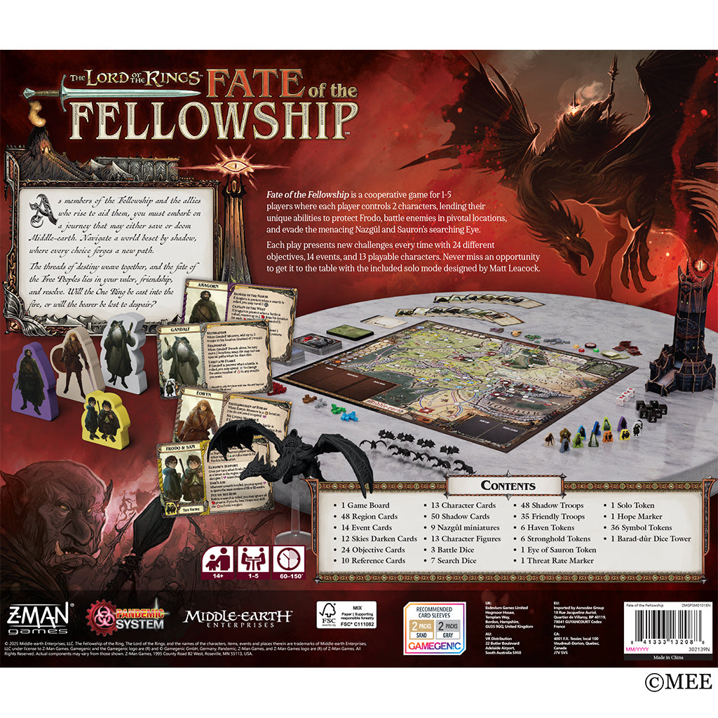 The Lord of the Rings Fate of the Fellowship