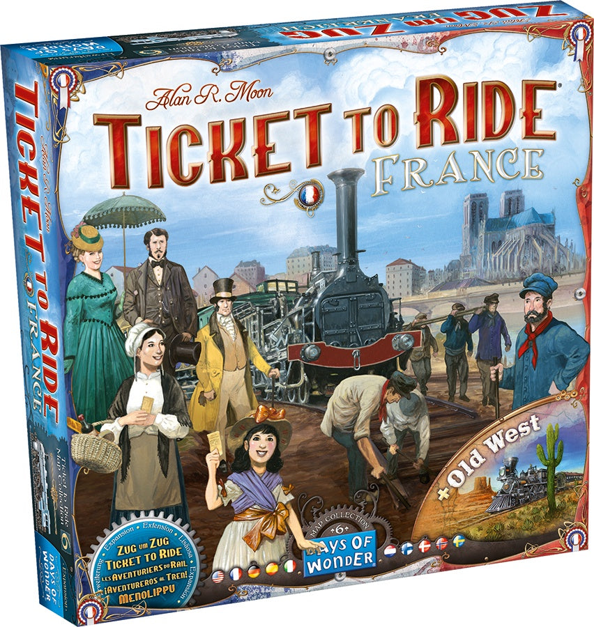 Ticket to Ride Map Collection Vol 06 France and The Old West