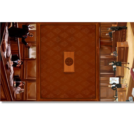 Lawyer Up Playmat Modern Courtroom
