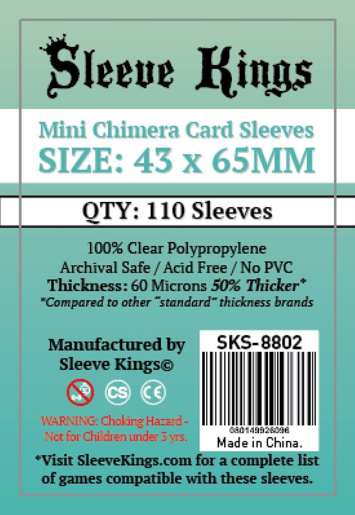Sleeve Kings 8802 Mini Chimera 43mm x 65mm (110)