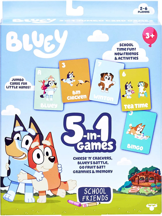 Bluey 5 in 1 Games