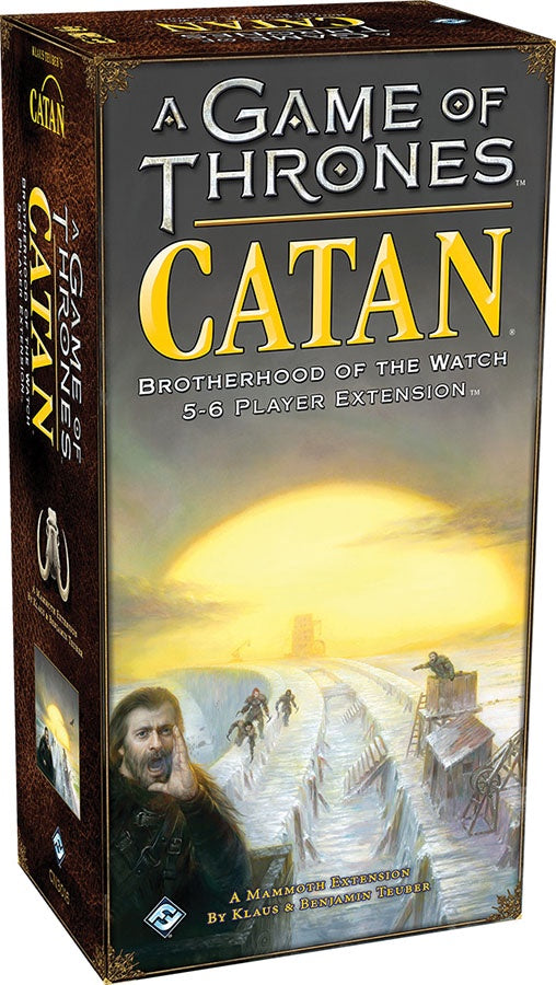Catan A Game of Thrones Brotherhood of the Watch 5-6 Player Extension