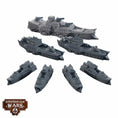 Load image into Gallery viewer, Dystopian Wars The Celestian Empire Ning Jing Battlefleet
