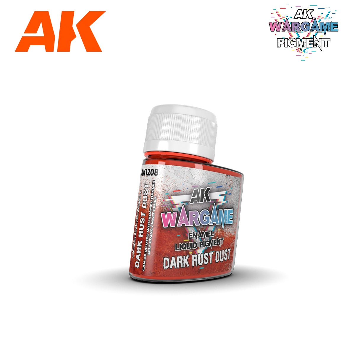 AK Interactive Wargame Enamel Liquid Pigments Rust Dust Dark (35ml)
